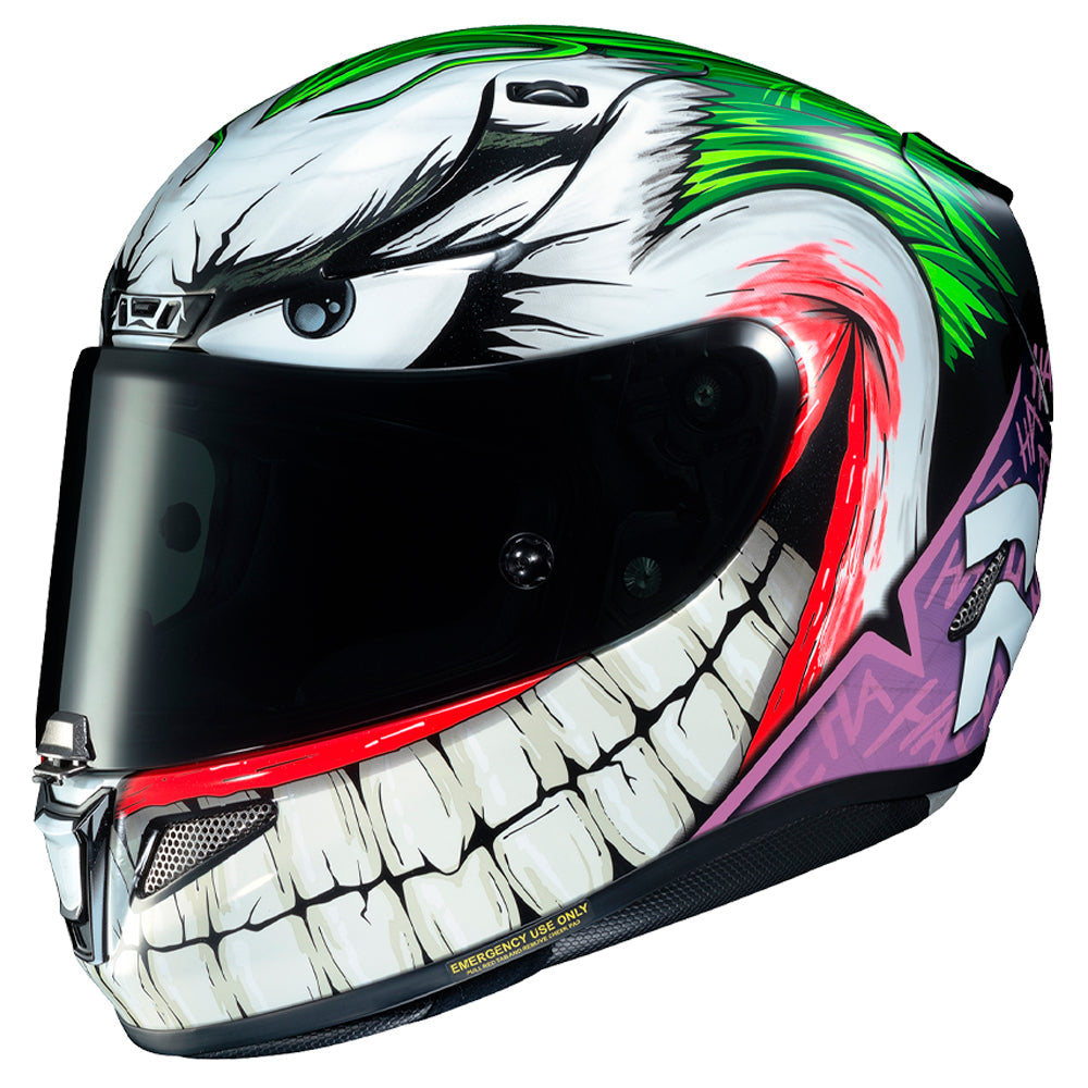 Capacete HJC Rpha 11 Dc Joker | Verde e Roxo