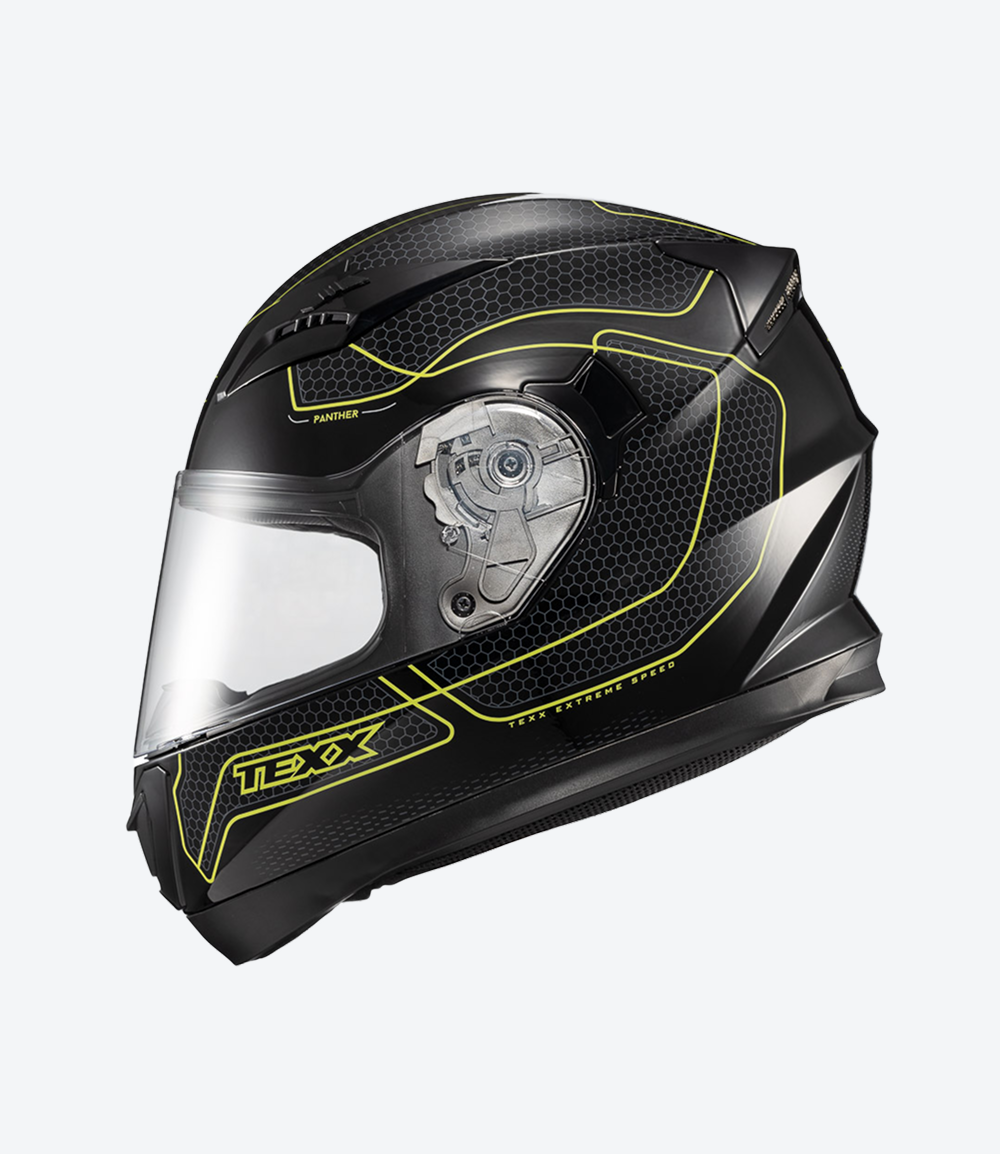 Capacete Texx Strike Panther | Verde Brilhoso