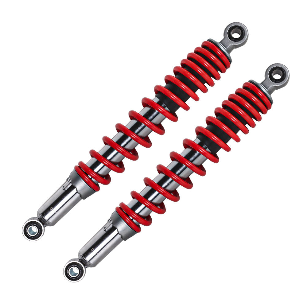 Amortecedor | Gp7 (par) | Com regulagem | Fazer 150 14/ | Mola Vermelha