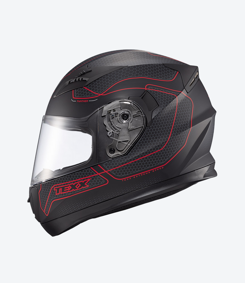 Capacete Texx Strike Panther | Vermelho Fosco